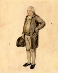 Portrait of Mr Bewick, Wood Engraver